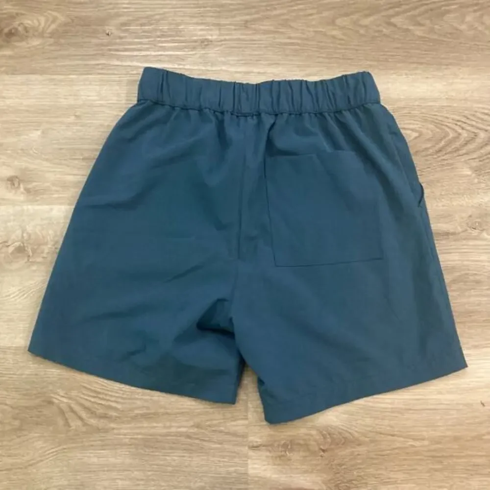 Original Use Men's Blue Woven Cargo Drawstring Shorts XS‎ Casual Summer Wear